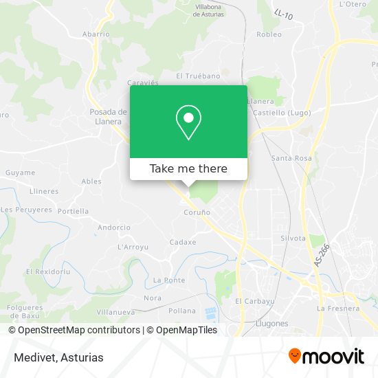 Medivet map