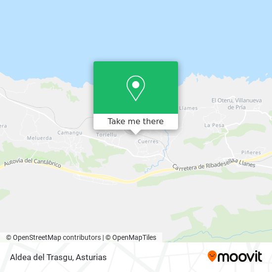 Aldea del Trasgu map