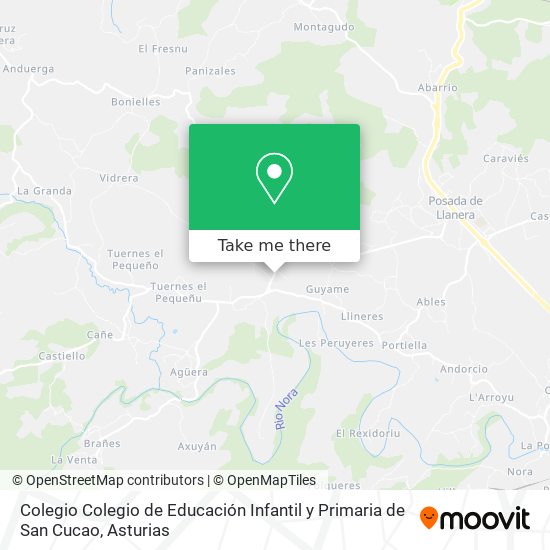 mapa Colegio Colegio de Educación Infantil y Primaria de San Cucao