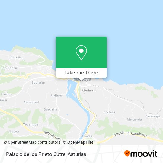 Palacio de los Prieto Cutre map