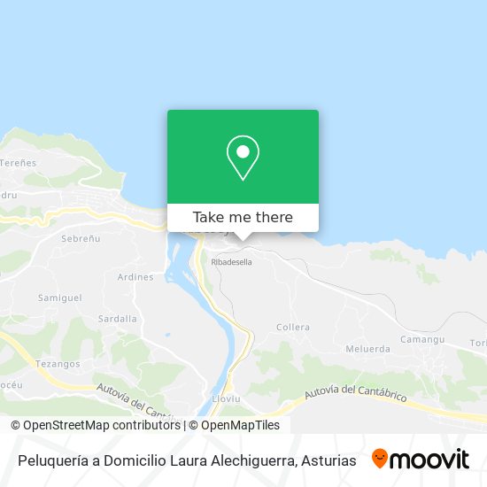 Peluquería a Domicilio Laura Alechiguerra map