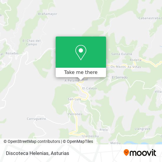 Discoteca Helenias map