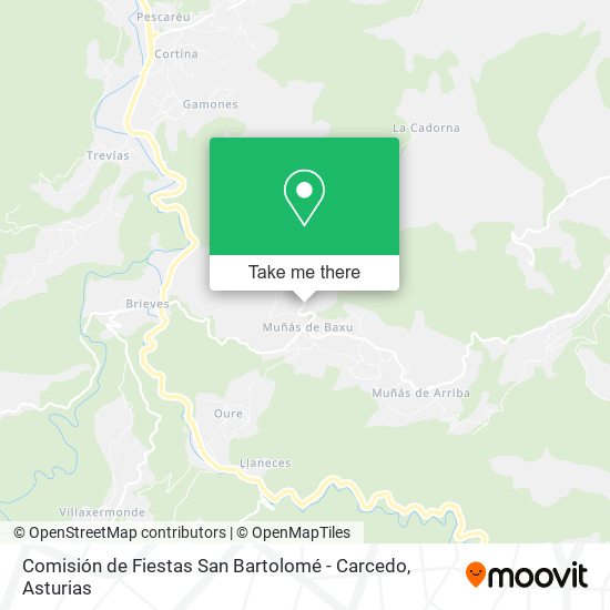 Comisión de Fiestas San Bartolomé - Carcedo map
