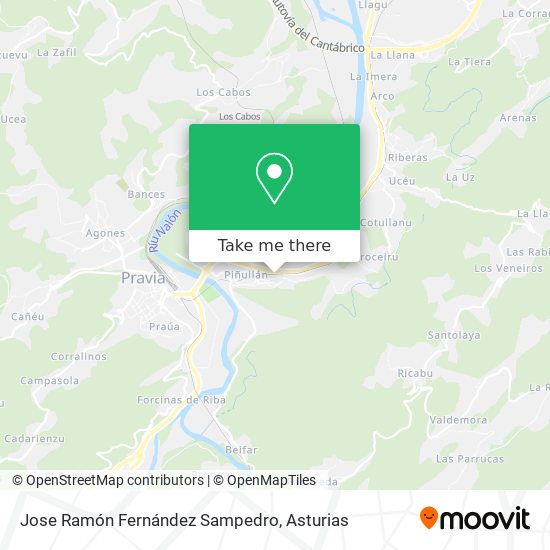 Jose Ramón Fernández Sampedro map