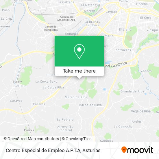 Centro Especial de Empleo A.P.T.A map