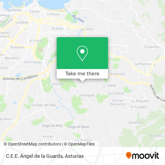 C.E.E. Ángel de la Guarda map