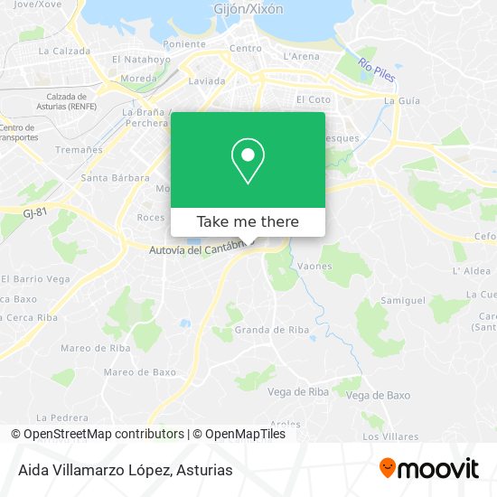Aida Villamarzo López map