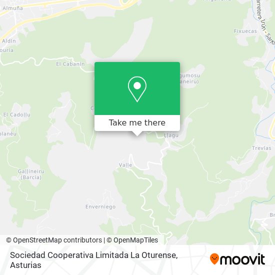 Sociedad Cooperativa Limitada La Oturense map