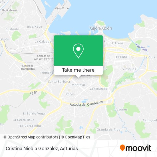 Cristina Niebla Gonzalez map