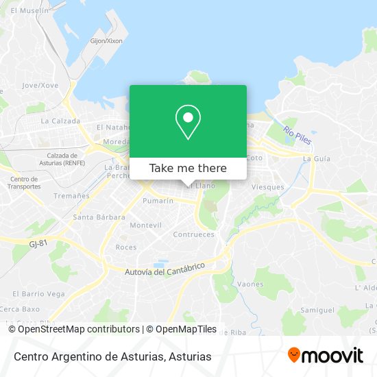 Centro Argentino de Asturias map