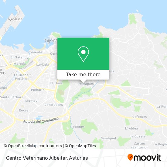 Centro Veterinario Albeitar map