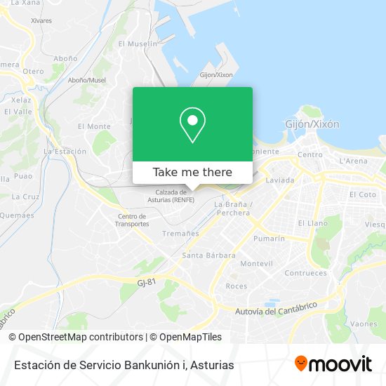 Estación de Servicio Bankunión i map