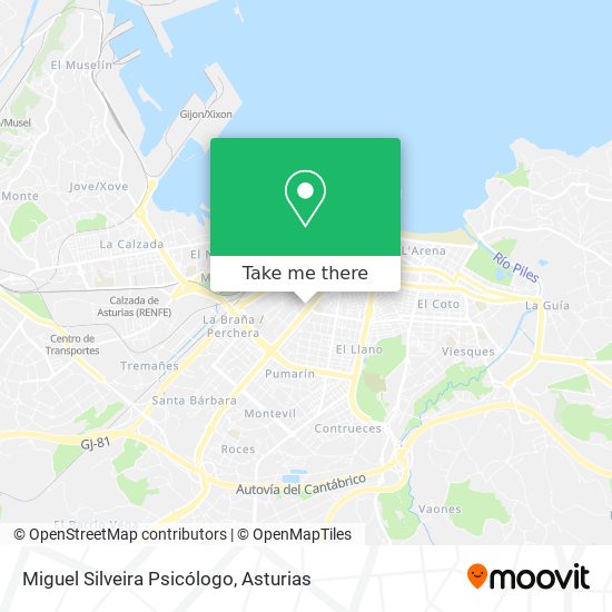 Miguel Silveira Psicólogo map