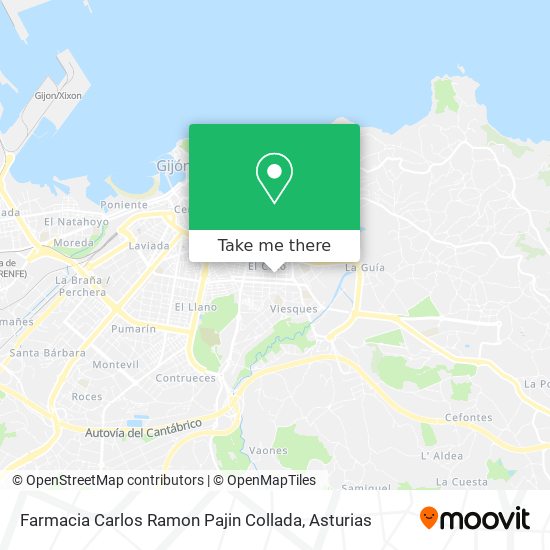 Farmacia Carlos Ramon Pajin Collada map