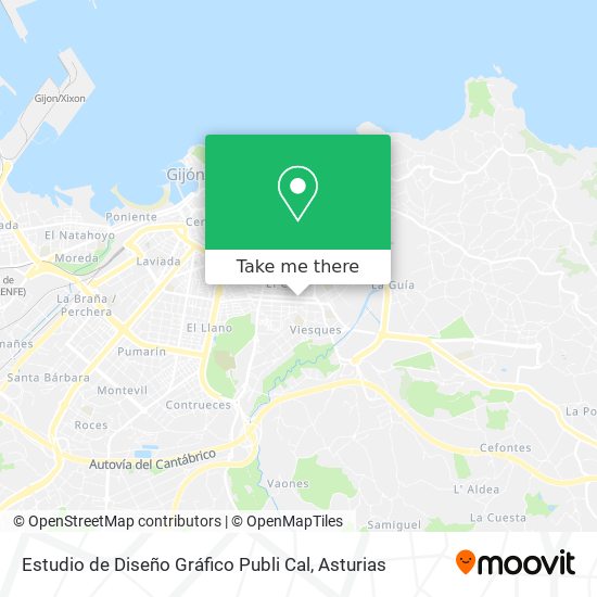 Estudio de Diseño Gráfico Publi Cal map