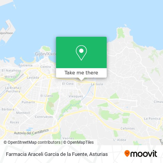 Farmacia Araceli Garcia de la Fuente map