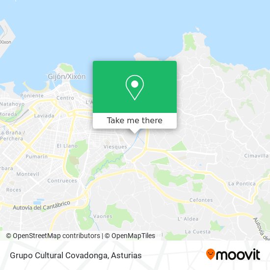 Grupo Cultural Covadonga map