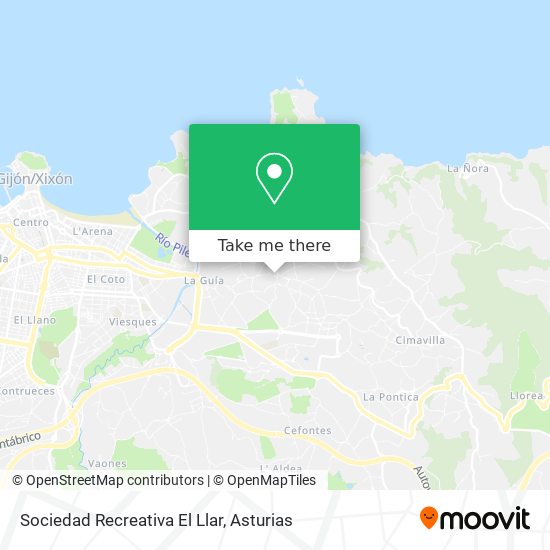 Sociedad Recreativa El Llar map