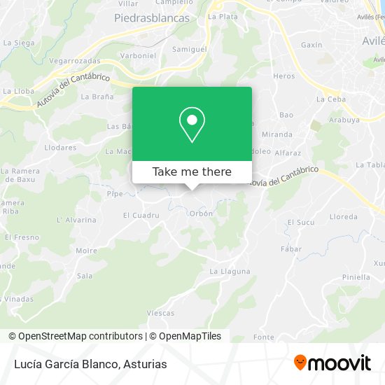 Lucía García Blanco map