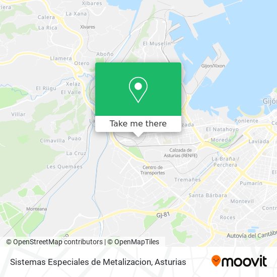 mapa Sistemas Especiales de Metalizacion