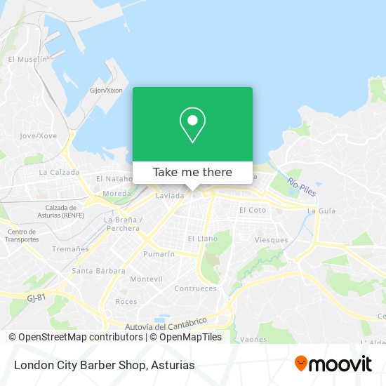 London City Barber Shop map