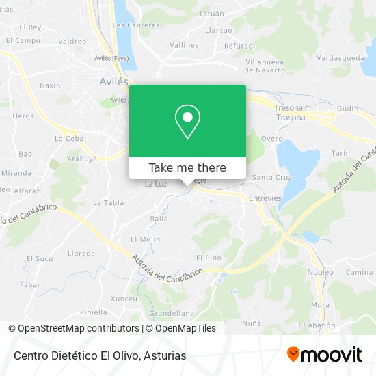 Centro Dietético El Olivo map
