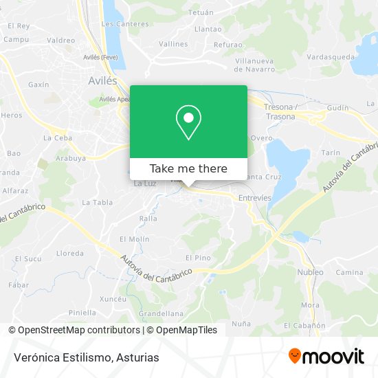 Verónica Estilismo map