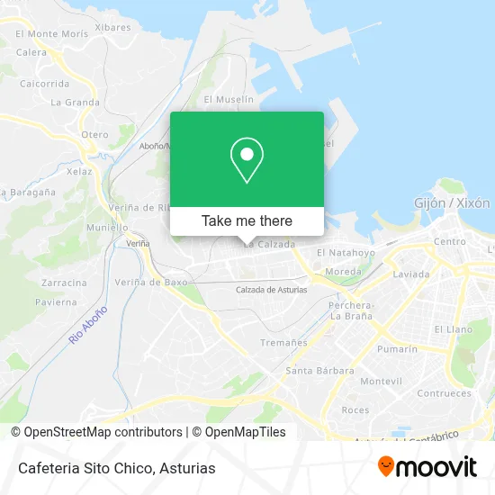 Cafeteria Sito Chico map