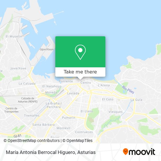 María Antonia Berrocal Higuero map