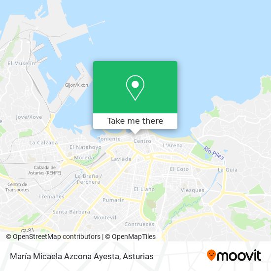 mapa María Micaela Azcona Ayesta