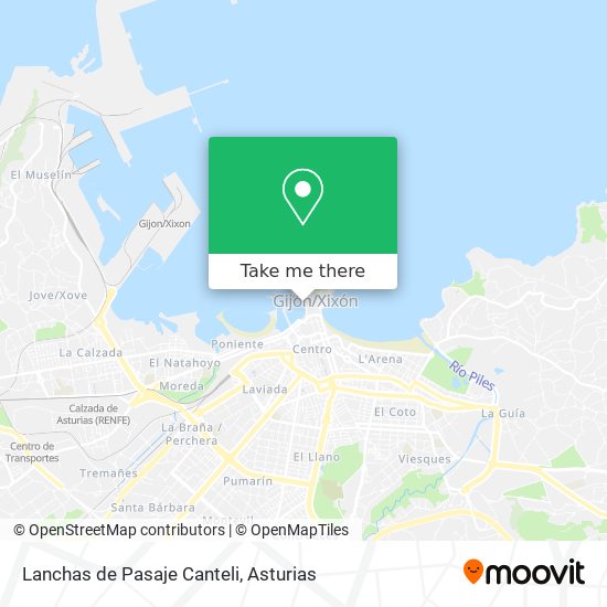 Lanchas de Pasaje Canteli map