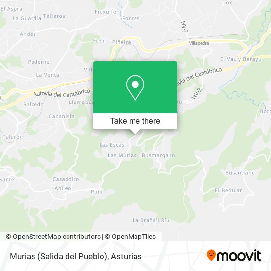 Murias (Salida del Pueblo) map