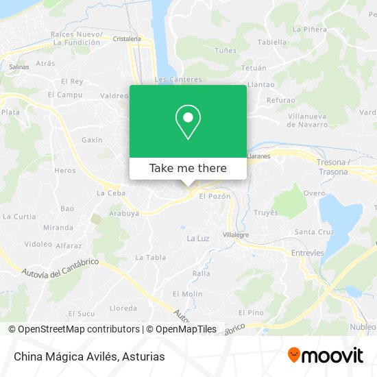China Mágica Avilés map