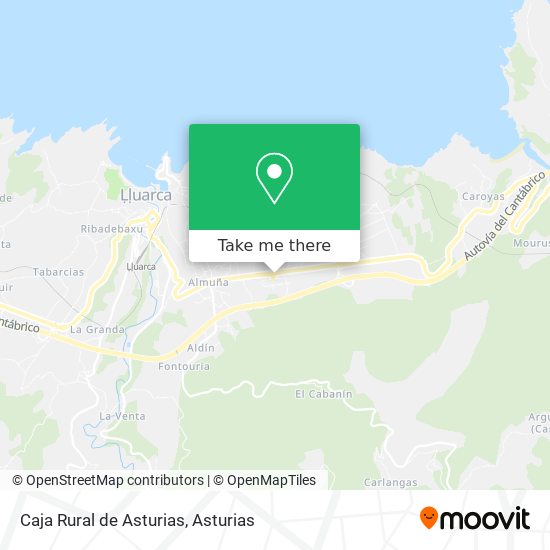 Caja Rural de Asturias map