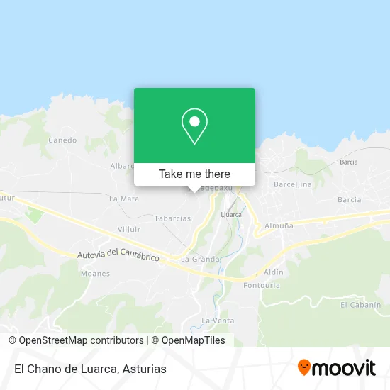 El Chano de Luarca map
