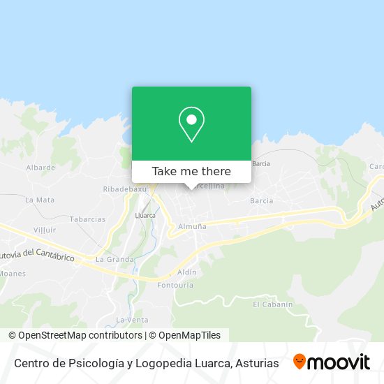 Centro de Psicología y Logopedia Luarca map