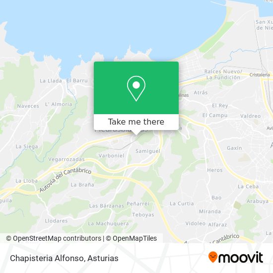 Chapisteria Alfonso map