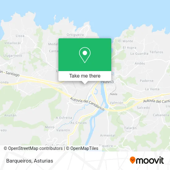 Barqueiros map