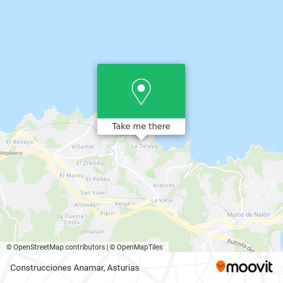 Construcciones Anamar map