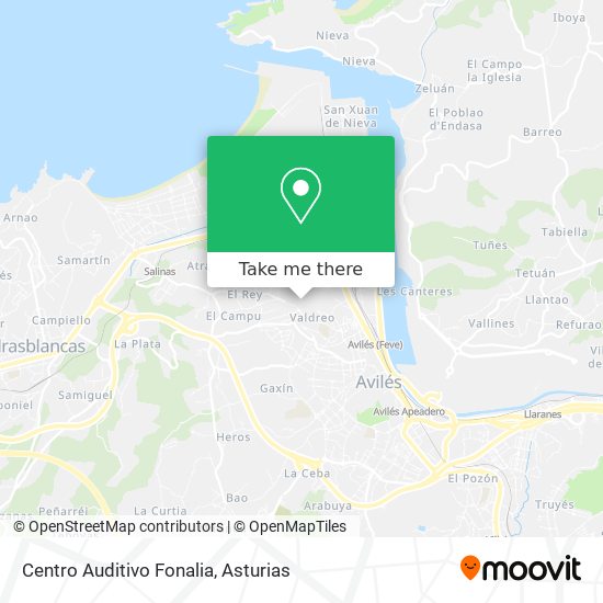 Centro Auditivo Fonalia map