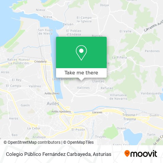 Colegio Público Fernández Carbayeda map