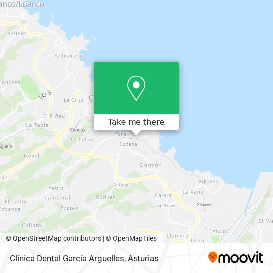 Clínica Dental García Arguelles map