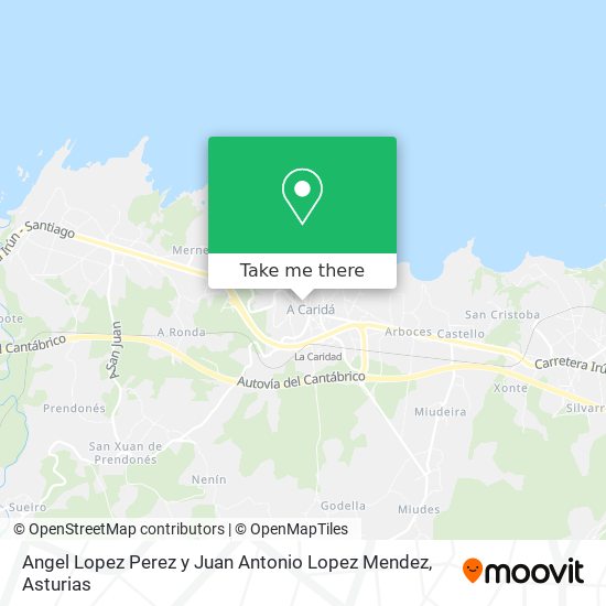 Angel Lopez Perez y Juan Antonio Lopez Mendez map