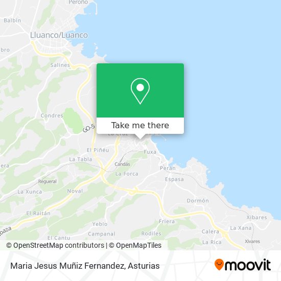 Maria Jesus Muñiz Fernandez map