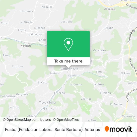 Fusba (Fundacion Laboral Santa Barbara) map