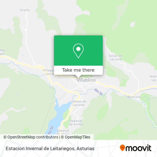 Estacion Invernal de Leitariegos map