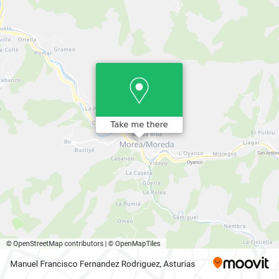 Manuel Francisco Fernandez Rodriguez map