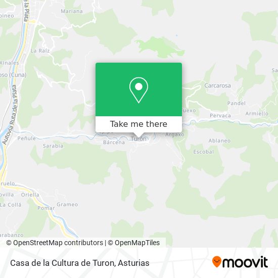 Casa de la Cultura de Turon map