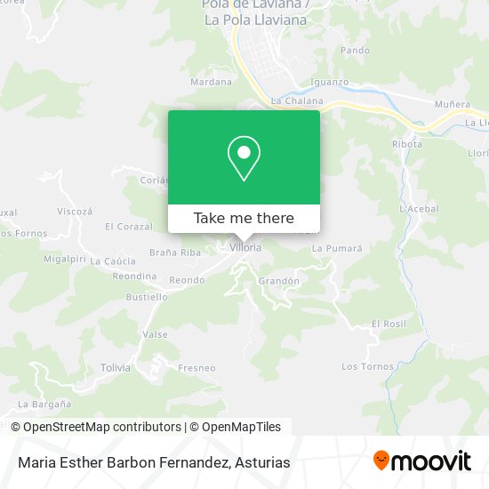 Maria Esther Barbon Fernandez map