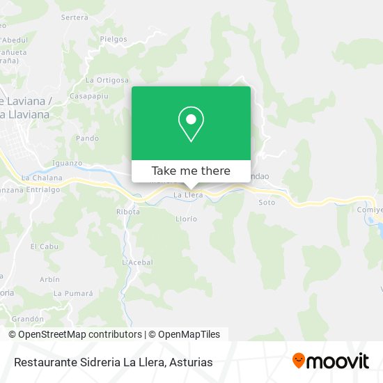 Restaurante Sidreria La Llera map